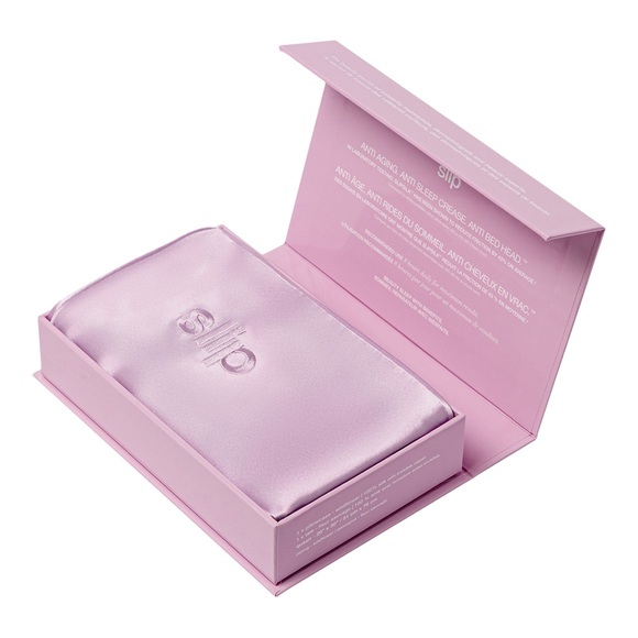 SLIP SILK 100% Pure Momme Silk QUEEN PILLOWCASE in Wildflower (Pink) NEW IN BOX! - Picture 2 of 16